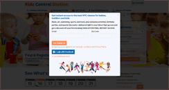 Desktop Screenshot of kidzcentralstation.com